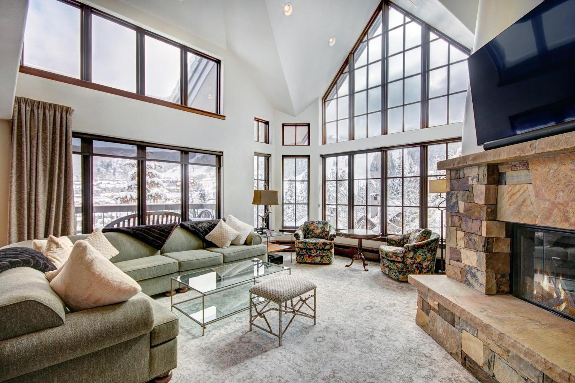 Luxury Ski-In 3 Bedroom Penthouse Inside Pines Lodge, Sleeps 10! Condo 비버 크릭 외부 사진